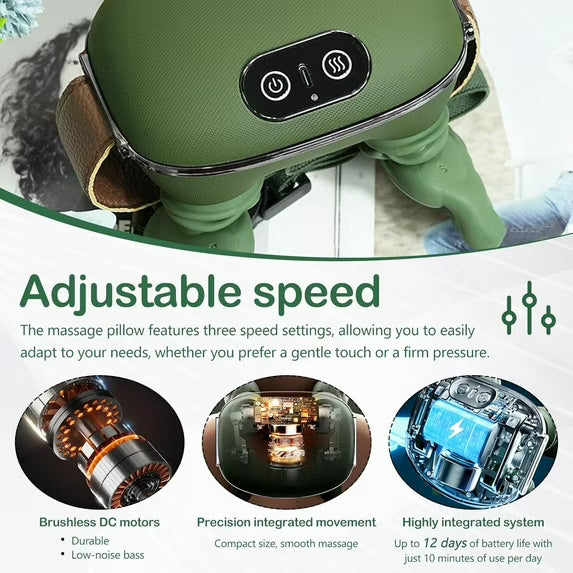 Premium Human-Hand Style Heated Neck and Shoulder Massager