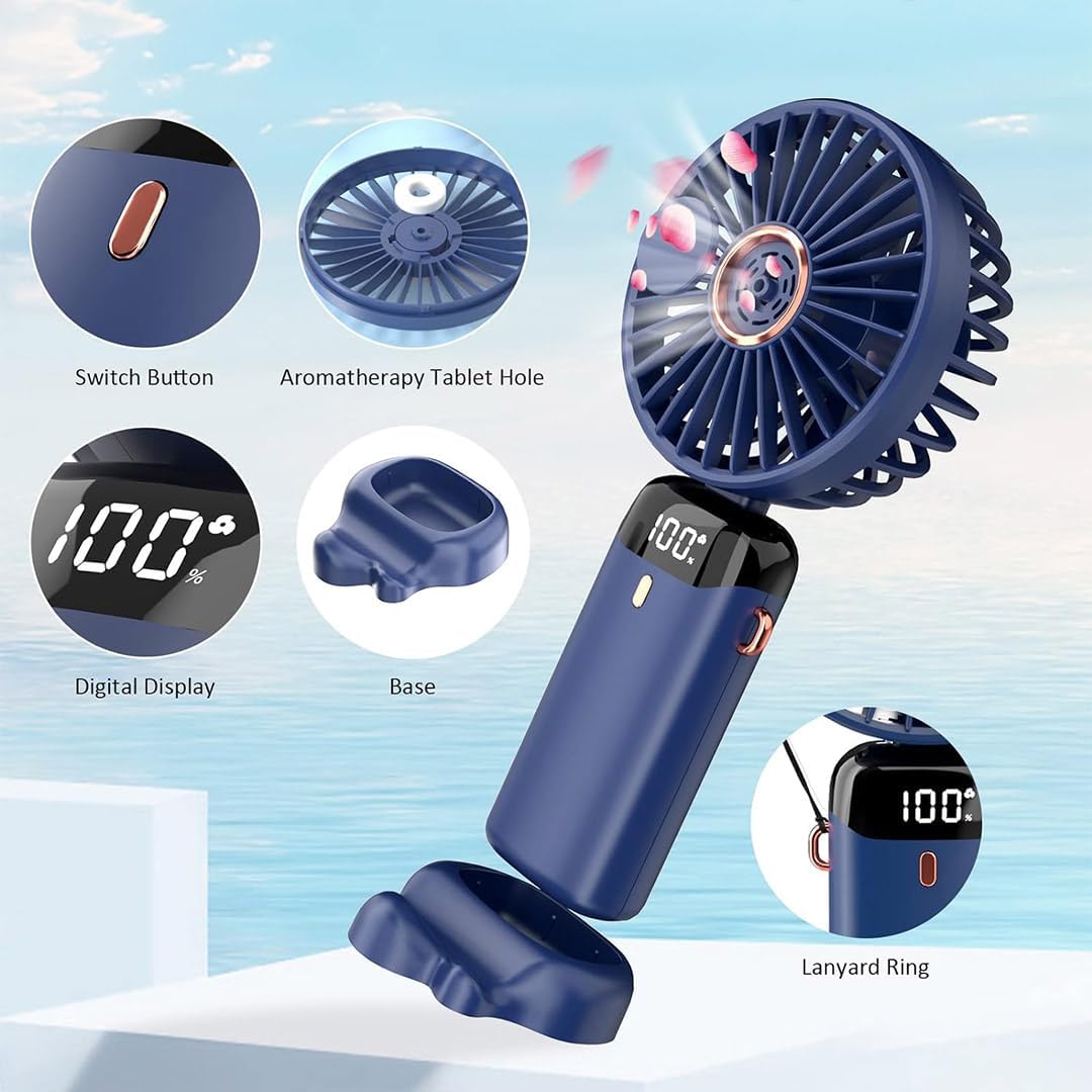 Powerful Mini Rechargeable Hand Fan