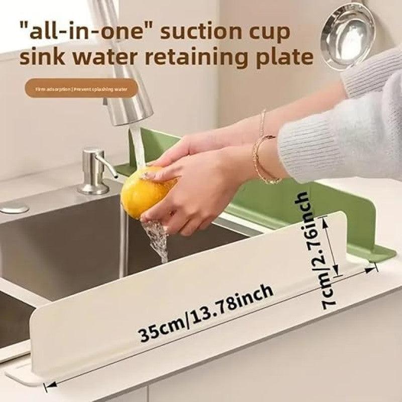 Silicone Sink Splash Guard with Suction