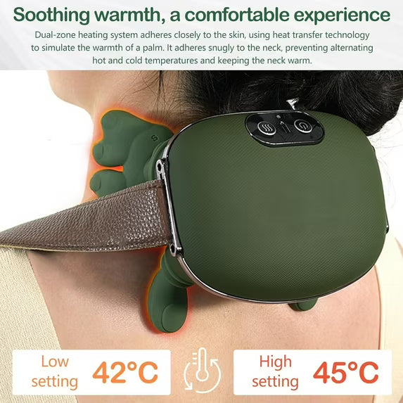 Premium Human-Hand Style Heated Neck and Shoulder Massager